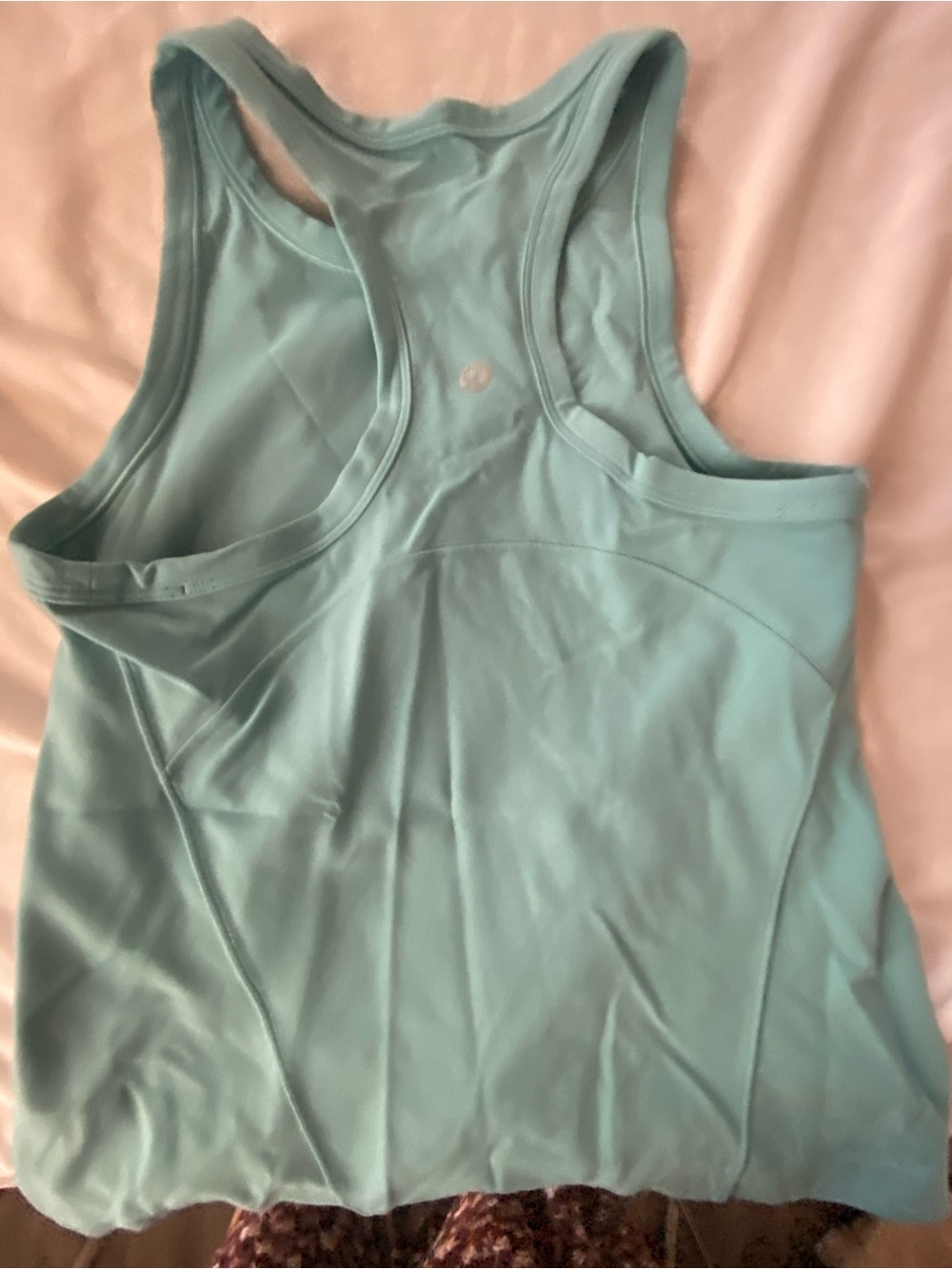 Lululemon Racerback Tank top aqua blue Size 6